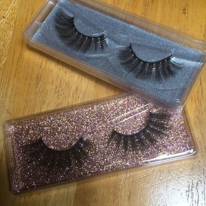 Two sets of lashes